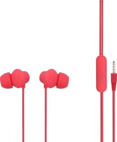 Resim MF Product Acoustic 0088 Mikrofonlu Kablolu Kulak İçi Kulaklık Kırmızı 