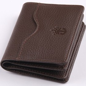 Resim Ancora Leather Hakiki Deri Kartlık-26207 Kahve 