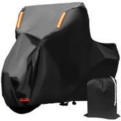 Resim Turcoshop11 Tokept 210d Oxford Motosiklet Örtüsü Rüzgar Geçirmez Su Geçirmez Xxl Honda Suzuki Kawasaki Yamaha 