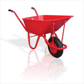 Resim M3DECORİUM En Büyük Sağlam Kolay Sürülen Kalın Şaseli Hafif Dengeli 100lt. 200kg. Taşır Profesyonel El Arabası 