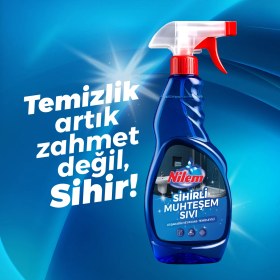 Resim Nilem Sihirli Muhteşem Sıvı 1Lt Sprey Duşakabin ve Fayans Temizleyici Etkili Kullanım 
