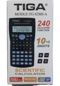 Resim Tiga Bilimsel Fonksiyonlu Hesap Makinesi Tg-82ms-a 12 Hane Siyah 