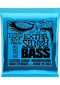 Resim Ernie Ball 2835 Extra Slinky Round Wound Bas Gitar Teli (40-95) 