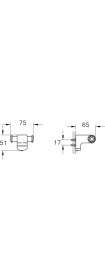 Resim VitrA Base 700 A44073 İkili Askı, Krom 
