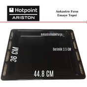 Resim Hotpoint Ariston Uyumlu Ankastre Fırın Emaye Tepsi 44.8 X 36 - 446898115 