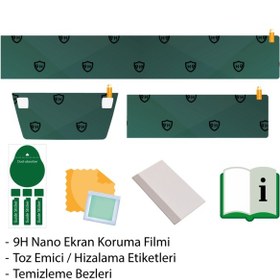 Resim Togg T10x (2023-2026) Uyumlu 29" Multimedya, 12.3" Gösterge Ve 8" Klima 3'lü Set 9h Nano Ekran Koruyucu 