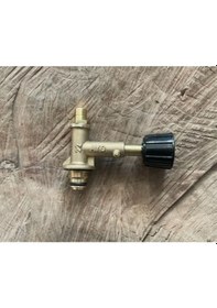 Resim Pirinç Tüp Musluğu Piknik Tüpü Vanası Musluğu 