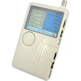 Resim Zerzembe Kablo Test Cihazı RJ11 RJ45 USB Bnc Lan Ağ Kablosu Test Cihazı 