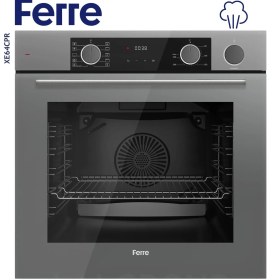 Resim Ferre XE64CPR Steamart&fryart Serisi Buharlı Pişirme Gri Ankastre Fırın (0+10 Konum) 
