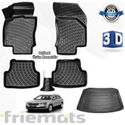 Resim Skoda Karoq 3D Havuzlu Paspas+Bagaj Havuzu 2018 Sonrası N11.24945 