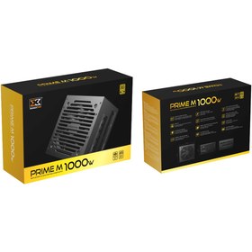 Resim Xigmatek EN47497 PRIME M 1000W 80+ GOLD 12cm Fan Full Modular ATX3.1/PCIe5.1 Power Supply 