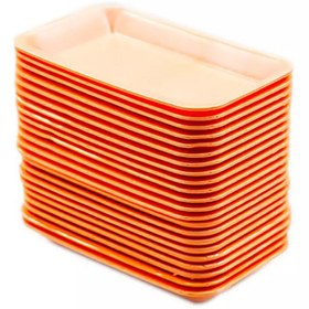 Resim TiriStore Tiri Store 2000 gr Turuncu Köpük Tabak (mod 16) 150 Adet Turuncu 