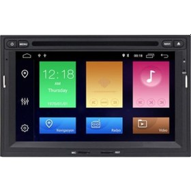 Resim Peugeot Partner Berlıngo Tepee 3008 5008 Android 10 Multimedya Tv Usb Kamera 