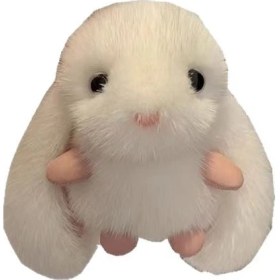 Resim Warm and Cozy Yeni Sevimli Küçük Tavşan Peluş Kolye (Yurt Dışından) 