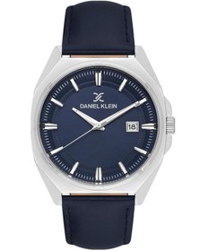 Resim Daniel Klein Dk.1.13752-3 Takvim Göstergeli 5 Atm Suya Dayanıklı Deri Kordonlu Lacivert Erkek Kol Sa 