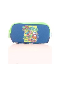 Resim Kaukko Kids 3 Bölmeli Kalem Çantası Cube Xtreme Mavi L8177 