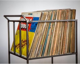 Resim Metal Organizer Sepet Dekoratif Plak Düzenleyici Boyasız 