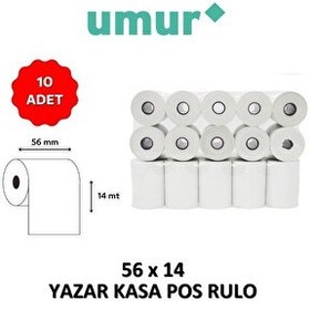 Resim Umur Yazar Kasa Pos Rulosu 56MM x 14M - 10 Adet 
