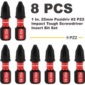 Resim 1 İnç 25mm PZ2 Darbe Pirinç Mektup Vidaları Seti Kılıf 