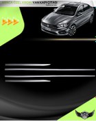 Resim ACK Dizayn Fiat Egea Sd-hb-cross 2015 Araca Özel Üretim Yan Kapı Çıtası Paslanmaz Çelik A 
