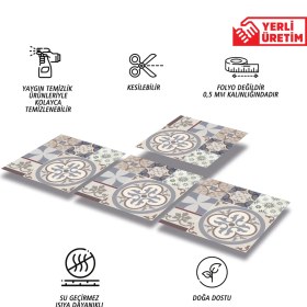 Resim Tink Kendinden Yapışkanlı Alaska Desenli Pvc Karo 30X30 cm (4 Adet) 0,36 M2 