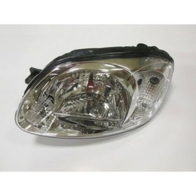 Resim AYFAR 2003-2005 Hyundai Accent Admire Far Lambası Sol Elektrikli-Motorsuz Beyaz Sinyalli (H4) (Ayfar) (Ade 