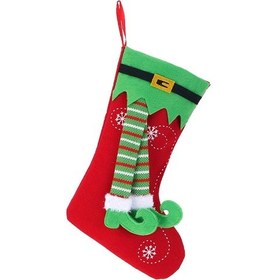 Resim Homyl Yılbaşı Çorapları Kapalı Şömine Dekorasyonu Için 31cmx15cmx20cm 