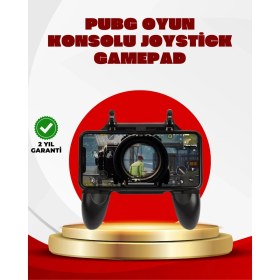 Resim MiraLive Pubg Mobile Uyumlu Joystick ve Parmak Tetikli Oyun Gamepadi 