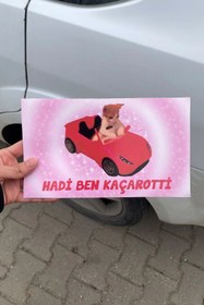 Resim Namgo Hadi Ben Kaçarotti Araba Magneti 