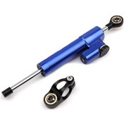 Resim Moveevo Motosiklet Yön Stabilizatörü - Evrensel Titra Bar Modifikasyonu, Sallanmayı Önleyen Amortisör, Mavi Renk 