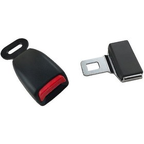 Resim Maiyame Otomatik İki Noktalı Emniyet Kemer Kilidi 2.5cm Geniş Dil Kilit Seti Abs+45 Çelik Malzemeyle 
