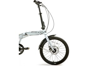 Resim Bisan Fx 3600-6S Katlanır Bisiklet 31 cm Md 20 Jant 6 Vites Beyaz Siyah 