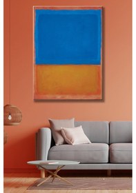 Resim Mark Rothko - Blue Orange - 106223 - Dekoratif Duvar Kanvas Tablo 