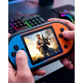 Resim Senka Mario Oyunlu Mini El Konsolu Yüksek Çözünürlüklü Retro Oyun Cihazı 