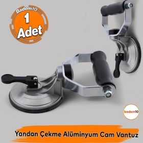 Resim Vantuz Cam Vantuzu Vantusu Vakumlu Cam Fayans Ahşap Tutucu Taşıma Araba Kaporta Göcük Yandan Çektirme Tekli 