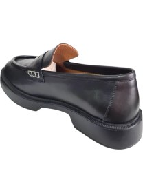 Resim Hakiki Deri Kadın Loafer Makosen Casual Fiyonklu Günlük Ayakkabı 