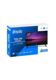 Resim Hello Hl-2700 27'' Audio In-rca-vga-hdmı-usb 12 Volt Adaptörlü Full Hd Led Monitör 