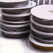 Resim 1pc Paslanmaz Çelik Boncuk Teli 0.3-0.8mm - Metal Zanaat İpliği için DIY Takı Yapımı, Bilezikler, Kolyeler - Esnek Olmayan Boncuk, Domáce Vybavenie, Sviatočné Dary - Zmiešaná Farba, Dvojstranný Tlač, Vhodné pre Vek 14+ 