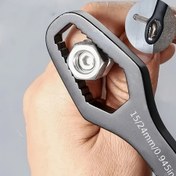 Resim Endüstriyel ve Bilimsel > Endüstriyel Aletler > El Aletleri > Anahtarlar > 3-17mm Ayarlanabilir Çıtçıtlı Çok Fonksiyonlu Kendinden Sıkmalı Çift Taraflı Anahtar, Ev ve Araç Kullanımı İçin Pratik Anahtar 