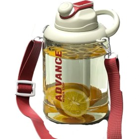 Resim Maryun Büyük Kapasiteli Su Bardağı Erkek Yüksek Sıcaklığa Dayanıklı Plastik Şişe Spor Su Şişesi Büyük Ton Tonluk Kova Yaz Büyük Göbek Uzay Kupası (Yurt Dışından) 