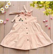 Resim Nakışlı Renkli Elbise SOMON 