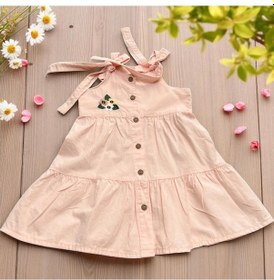 Resim Nakışlı Renkli Elbise SOMON 