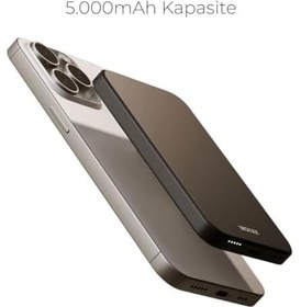 Resim Woyax By Deji Magsafe Uyumlu Powerbank 5000 Mah 20w Hızlı Taşınabilir Batarya iPhone 12 13 14 15 16 17 Pro Max Mini - SİYAH 