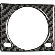 Resim Passing Merkezi Konsol Saat Kapağı Trim Karbon Fiber Iç Aksesuarlar Lexus IS250 IS300 IS350 2014-2018 (Yurt Dışından) 