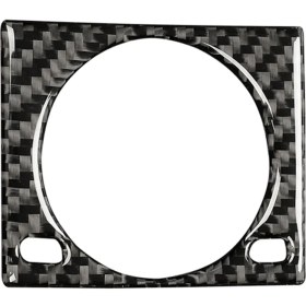 Resim Passing Merkezi Konsol Saat Kapağı Trim Karbon Fiber Iç Aksesuarlar Lexus IS250 IS300 IS350 2014-2018 (Yurt Dışından) 