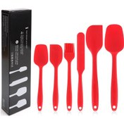Resim Joyhub Silikon Mutfak Seti 6 Parça Yemek Spatulası, Süpürge Ve Fırça İle Asc-416 