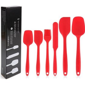Resim Joyhub Silikon Mutfak Seti 6 Parça Yemek Spatulası, Süpürge Ve Fırça İle Asc-416 