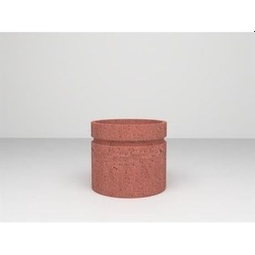 Resim Nuano Consept Mia Serisi Yuvarlak Saksı Kiremit 80x64 