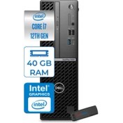 Resim Dell Optıplex 5000SFF Intel Core Vpro I7 12700 40GB 512GB SSD UHD Graphics 770 Windows 11 Home Masaüstü Bilgisayar 5000SFF127H13 + Zettausbbellek 