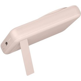 Resim Magpac Mini 10.000 Mah 20w Type-c 15w Kablosuz Şarj - Stant Özellikli Magsafe Powerbank - Pembe Koyu Gri 